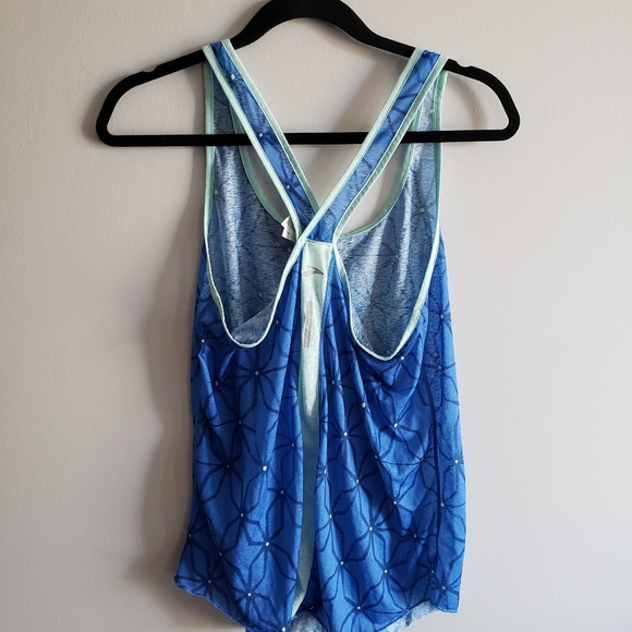 Brooks Blue Lightweight Running Tank Top - Picture 4 of 4